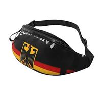 Fanny Pack Bag Retro German Flag With The German Eagle, Borsello Da Cintura Multiuso Marsupi Elegante Marsupi Tattico Per Escursionismo All'Aperto Trekking