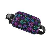 Fanny Pack | Fanny Pack | Men Fanny Pack | Borsa da cintura di Moda compatta per Viaggiare in Ciclismo Escursionismo, multicolore, A, Vedere la descrizione
