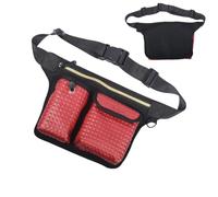 Fanny Pack For Golf - Soft Breathable Multi-Compartment Adjustable | Waist Bag For Golf | Soft Breathable Multi-Compartment Adjustable | Golf Ball Marker Tee Waist Pouch | For Course Park Club