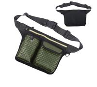 Fanny Pack For Golf - Soft Breathable Multi-Compartment Adjustable | Waist Bag For Golf | Soft Breathable Multi-Compartment Adjustable | Golf Ball Marker Tee Waist Pouch | For Course Park Club