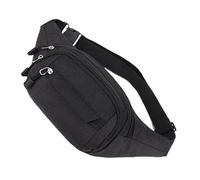 Fanny Pack Marsupio, Borsa da cintura, Culo da Corsa Culo Escursionismo Borsa Fanny Bag, Borsa da viaggio impermeabile alla moda casual per passeggiate con cani, shopping, campeggio, Nero, se