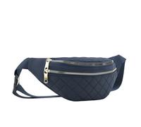 Fanny Pack Per Gli Uomini Donne Fanny Pack Borsa In Vita Fashion In Nylon Con 3 Tasche Con Cerniera E Cinturina Regolabile Borsa Al Petto Dell'Anca Per La Bicicletta Correre Jogging Viaggiare (Blu)