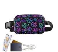 Fanny Pack - Waist Bag | Cycling Fanny Bag With Reflective Strip For Men, Reflective Stripe Adjustable Men's Waist Pack, Compact Fashionable Belt Bags For Travel, Running, Hiking, Training