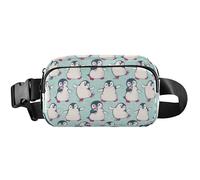 Fanny Packs - Borsa a tracolla da donna con adorabile pinguino blu, grande, impermeabile, con adorabile pinguino blu, 20,3 x 13,5 x 5,8 cm, divertente, carino, adorabile pinguino blu, 20,3 x 13,5 x