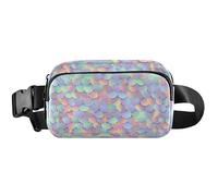 Fanny Packs - Marsupio impermeabile da donna, elegante e colorato, 20,3 x 13,5 x 5,8 cm, divertente, carino, chic e colorato, 20,3 x 13,5 x 5,8 cm, divertente e carino, Chic Spark Colorato, 8 x 5.3 x
