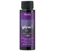 Fanola Glow & Glossy Tinta Demi-Permanente 60 ml, 7.4 Biondo Rame | Tinta demi-permanente in olio senza ammoniaca, tonalità cenere, colore luminoso, fino a 20 lavaggi.