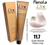 Fanola Oro Therapy 11.7 Biondo Platino Extra Chiaro Iris - Tintura per capelli