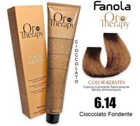 Fanola Oro Therapy Color Keratin 6,14 - Tintura per capelli