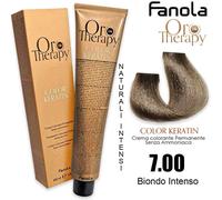 Fanola Oro Therapy Color Keratin 7,00 100 ml - Tintura per Capelli