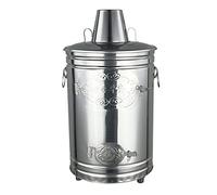 FANOYA Inceneritore da Giardino, Inceneritore in Acciaio Inossidabile con Camino, Barile Inceneritore da Giardino Portatile con Gancio Antincendio, Pulizia del Cortile