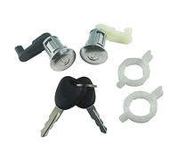 FanPaYY 7701468981 - Kit cilindro per serratura in lega di zinco per Re-naul Megane Scenic Clio Thalia (2 cilindri + 2 chiavi)