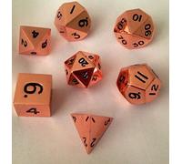 Fanroll - 16Mm Metal Polyhedral Dice Set: Copper