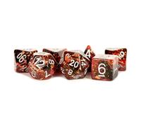 FanRoll by Metallic Dice Games 16mm Resin Polyhedral Dice Set: Eternal Fire