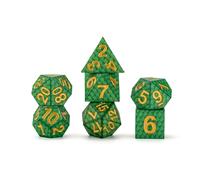 FanRoll by Metallic Dice Games Dragon StormTM - Set di dadi in silicone a forma