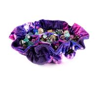 Metallic Dice Games FanRoll - Borsa per dadi in velluto con tasche: Nebulosa, giochi di ruolo, accessori per dungeons and drons