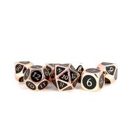 FanRoll Dice Set Antique Copper with Black Enamel (7)