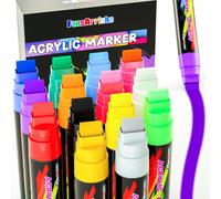 FansArriche Pennarello acrilico punta in feltro jumbo da 15 mm 14 colori