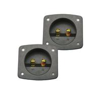 FANSHINUO 2 pz Home Car Stereo Connettori a tazza a vite Connettori Subwoofer Spine per altoparlanti a 2 vie Terminali a scatola per altoparlanti da incasso Connettori audio professionali