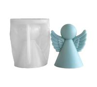 FANSHINUO Ala angelica riutilizzabile in silicone per la produzione di sapone per la decorazione della casa e progetti figurina angelica dettagliata