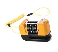 FANSHINUO Biciclette Freno A Disco Portatile Ad Alta Sicurezza Biciclette Serrature Combinazione 4-Digit