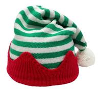 FANSHINUO Cappello Elfi Lavorato A Maglia Cappello Di Natale Pile Cofano Vacanza Leprechaun Allegro Streetwear Cappelli A Maglia Cappello A Righe Berretti Di Natale