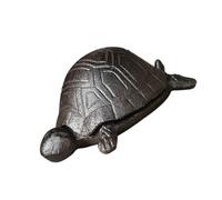 FANSHINUO Cassaforte discreta a forma di tartaruga per uso esterno a tema animale oggetti di valore scatola portaoggetti giardino e patio decorazione nascondiglio