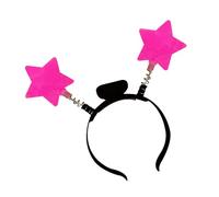 FANSHINUO Cerchietto per capelli con stella di Capodanno Blingbling Star Light Up Headwear Festa di Natale Puntelli Presente Fascia Illumina Bulk Per Bambini Donne