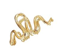 FANSHINUO Clip per capelli a forma di serpente punk serie scura, in metallo nero, per donne, stili unici e decorazioni per capelli a forte tenuta