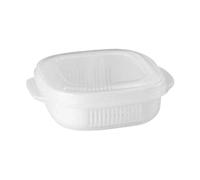 FANSHINUO Contenitore per riso sicuro per microonde e congelatore, con guarnizione a tenuta stagna, per preparare i pasti in cucina