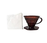 FANSHINUO Filtro da caffè riutilizzabile a cono gocciolatore per cucine domestiche caffettiera a bassa fermentazione con presa comoda