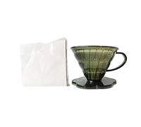 FANSHINUO Filtro da caffè riutilizzabile a cono gocciolatore per cucine domestiche caffettiera a bassa fermentazione con presa comoda