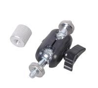 FANSHINUO Lega di alluminio 1/4 "Vite Miniatura Testa a Sfera Adattatore per Fotocamera DSLR Treppiede Supporto 360Rotatable Design Compatto Dimensioni Fotocamera Testa a sfera