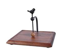 FANSHINUO Portatovaglioli piatto alla moda in bronzo a forma di uccello, design vintage, comodo per cucina e tavolo da pranzo, decorazione