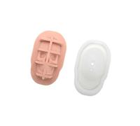 FANSHINUO Stampo rotondo in silicone a forma di testa di teschio, per creare ghiaccioli creativi e feste