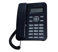 FANSHINUO Telefono fisso dell'ufficio di affari con l'esposizione del chiamante per le camere degli ospiti dell'hotel, telefono con filo