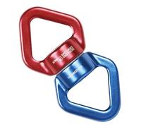 FANSHINUO Triangolare Rotazionale 360 Gradi Corda Girevole Connettori Per Swing Pilates Amaca 30KN Lega di Alluminio Swing Corda Rotazionale