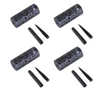 FANSHINUO Vaso per fiori resistente alle intemperie per cimitero, per cimitero, lapide, colore nero, contenitore per fiori