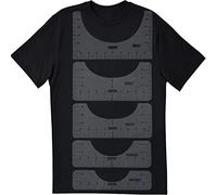 Fanshiontide 5 pezzi di strumenti per l'allineamento delle magliette, per la centratura, righello in vinile, strumento di misurazione per il fai da te della stampa a sublimazione