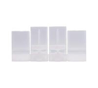 Fansoftiks 3 contenitori trasparenti vuoti ricaricabili per deodorante, 15 ml, tubetti in plastica per balsamo per labbra, lucidalabbra, porta lucidalabbra, possono essere utilizzati ripetutamente,