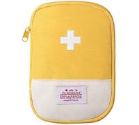 Fansoftiks Borsa di pronto soccorso vuota, piccola, portatile, vuota, per kit di pronto soccorso, impermeabile, divisori, borsa per medicine da viaggio, per emergenze, per casa, ufficio, auto,