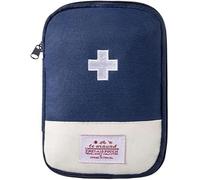 Fansoftiks Borsa di pronto soccorso vuota, piccola, portatile, vuota, per kit di pronto soccorso, impermeabile, divisori, borsa da viaggio per medicine per emergenze, per casa, ufficio, auto, attività