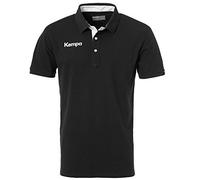 FanSport24 Prime - Polo Unisex, Unisex - Adulto, Polo, 200215902, Nero (Nero/Bianco)., S