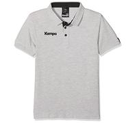 FanSport24 Prime - Polo Unisex, Unisex - Adulto, Polo, 200215903, Grigio (Grigio mélange/Nero)., S