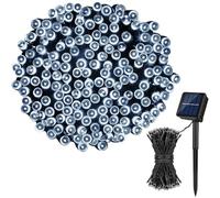 FANSU Catene Luminose da Esterno Solari, Catena Luci Luminosa Esterno Giardino IP44 Impermeabile Luci da Giardino Solari a Led Decorative per Festa Terrazzo Patio (Luce bianca,12 M/100 LED)
