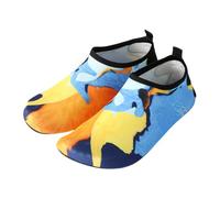 FANSU Chaussures de Plage Pieds Nus avec Semelle Souple, Chaussons Aquatiques à Séchage Rapide pour Natation, Surf, Yoga et Activités Nautiques, Confort Extensible Unisexe (Graffiti,38)