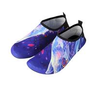 FANSU Chaussures de Plage Pieds Nus avec Semelle Souple, Chaussons Aquatiques à Séchage Rapide pour Natation, Surf, Yoga et Activités Nautiques, Confort Extensible Unisexe (Acquerello,38)