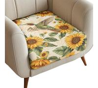 FANSU Federa per Cuscino per Divano da Esterno, di Ricambio, Fodere Protettive per Mobili Lavabili e Riutilizzabili, Universale Fodere per Divani Esterni, Coprisedili (Girasole giallo,6 pz)