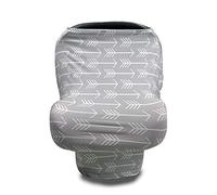 Fansu Multiuso Copertura Allattamento al Seno Stampa Taglia Larga Sciarpa per Allattamento, Coprisedile per Passeggino/Carrello Spesa, Mamma Protezione Privacy (Freccia)