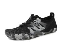FANSU Scarpe da Scoglio per Donna e Uomo Barefoot Traspiranti, Scarpette da Spiaggia Antiscivolo per Surf e Snorkeling, Pantofole da Mare Leggere per Piscina e Yoga, Unisex (Y313 Noir,42)