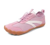FANSU Scarpe da Scoglio per Donna e Uomo Barefoot Traspiranti, Scarpette da Spiaggia Antiscivolo per Surf e Snorkeling, Pantofole da Mare Leggere per Piscina e Yoga, Unisex (830 Rosa,40)